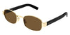 Saint Laurent SL 706 #colour_shiny gold/brown with light mirror