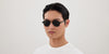 Saint Laurent SL 843 #colour_matte black/grey with light mirror