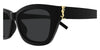 Saint Laurent SL M153/F #colour_shiny black/grey with light mirror