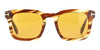 Tom Ford Dax TF0751 #colour_shiny red havana/yellow with light mirror
