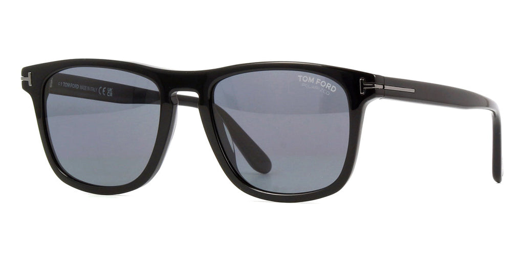 Tom Ford Gerard-02 TF0930-N #colour_shiny black/grey smoke polarised