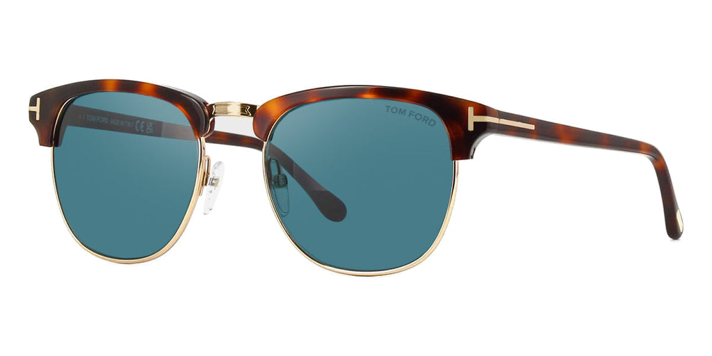 Tom Ford Henry TF0248 #colour_blonde havana and gold/blue with light mirror