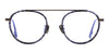 Zegna EZ5322-H-B #colour_shiny grey havana on gunmetal
