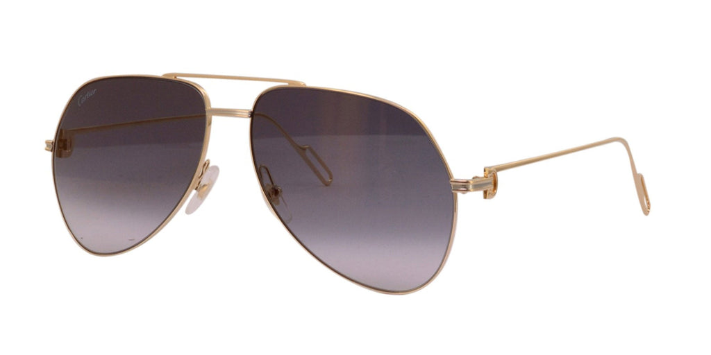 Cartier PREMIÃˆRE DE CARTIER CT0110S Gold-Grey-Gradient #colour_gold-grey-gradient