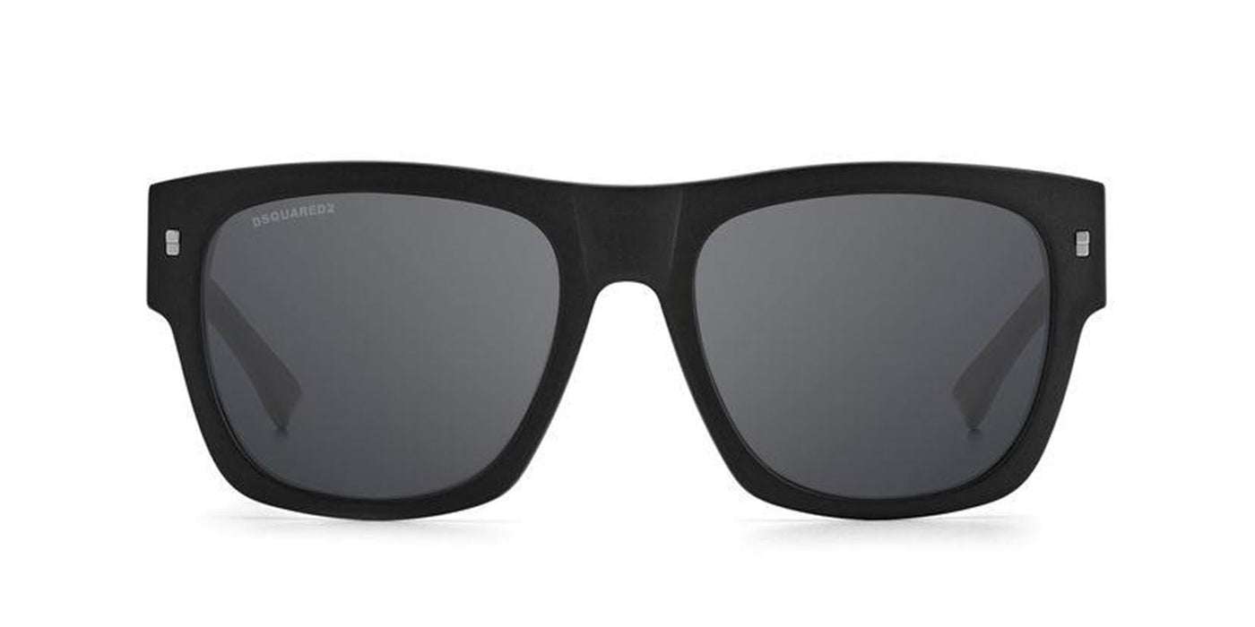 DSQUARED2 Icon 0004/S Matte Black/Grey #colour_matte-black-grey