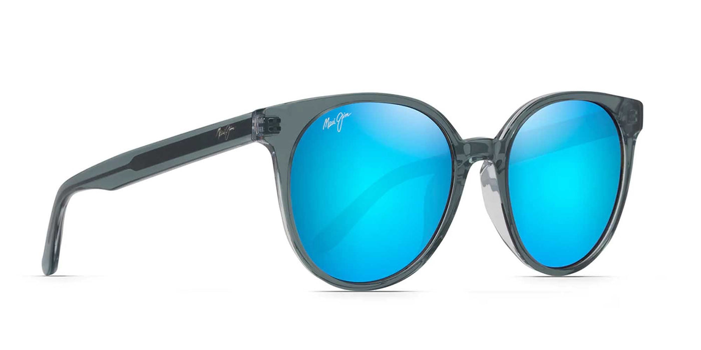 Maui Jim Mehana Steel Blue with Crystal/Neutral Grey #colour_steel-blue-crystal-neutral-grey