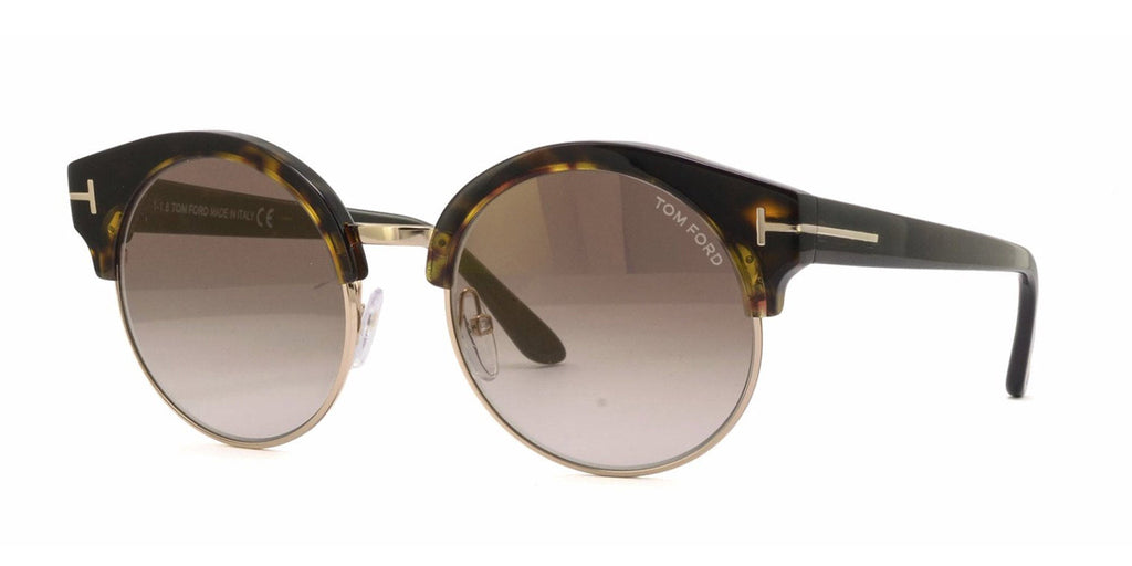 Tom Ford Alissa-02 TF608 Dark Tortoise/Brown Mirror #colour_dark-tortoise-brown-mirror