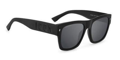 DSQUARED2 Icon 0004/S Matte Black/Grey #colour_matte-black-grey