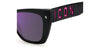 DSQUARED2 Icon 0006/S Black-Fuchisa/Violet Mirror #colour_black-fuchisa-violet-mirror