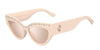 Jimmy Choo Sonja/G/S Asian Fit Ivory/Pink Mirror #colour_ivory-pink-mirror