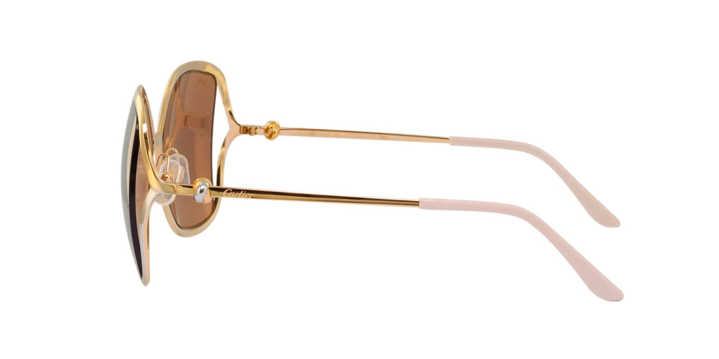 Cartier CT0225S Gold/Brown Mirror #colour_gold-brown-mirror