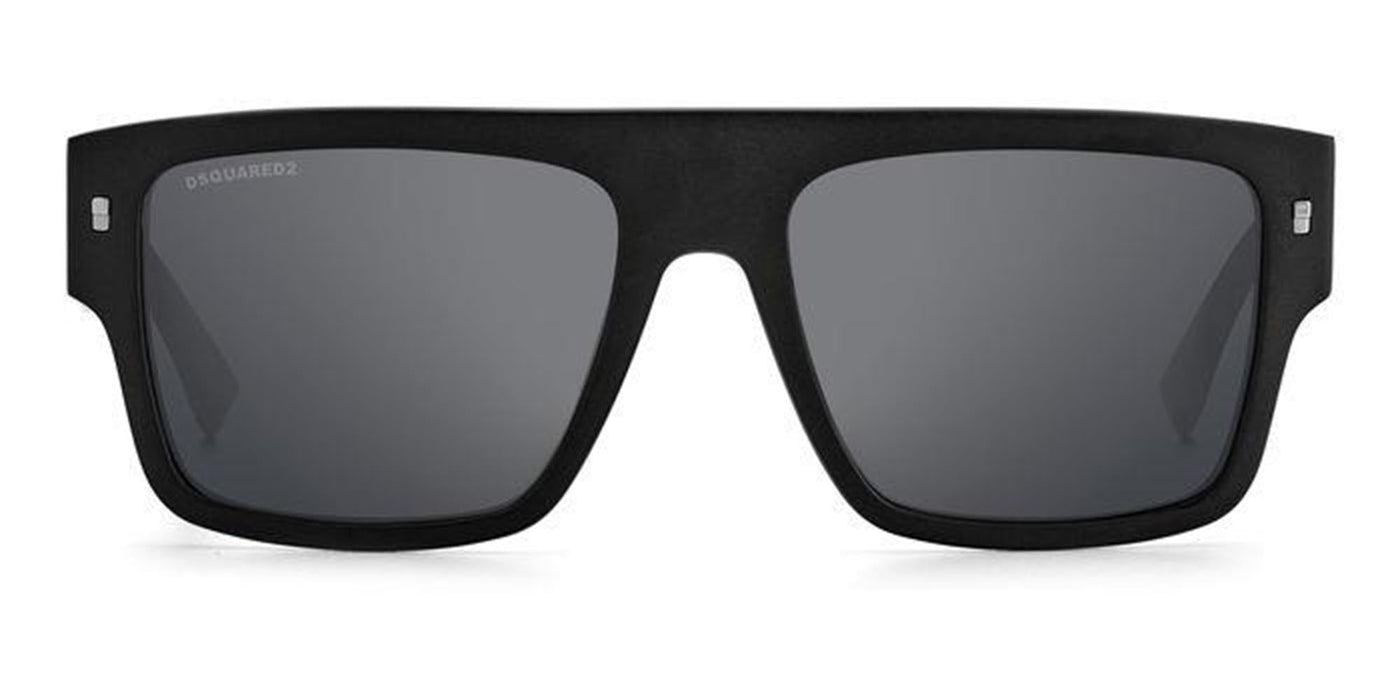 DSQUARED2 Icon 0003/S Matte Black/Grey Mirror #colour_matte-black-grey-mirror