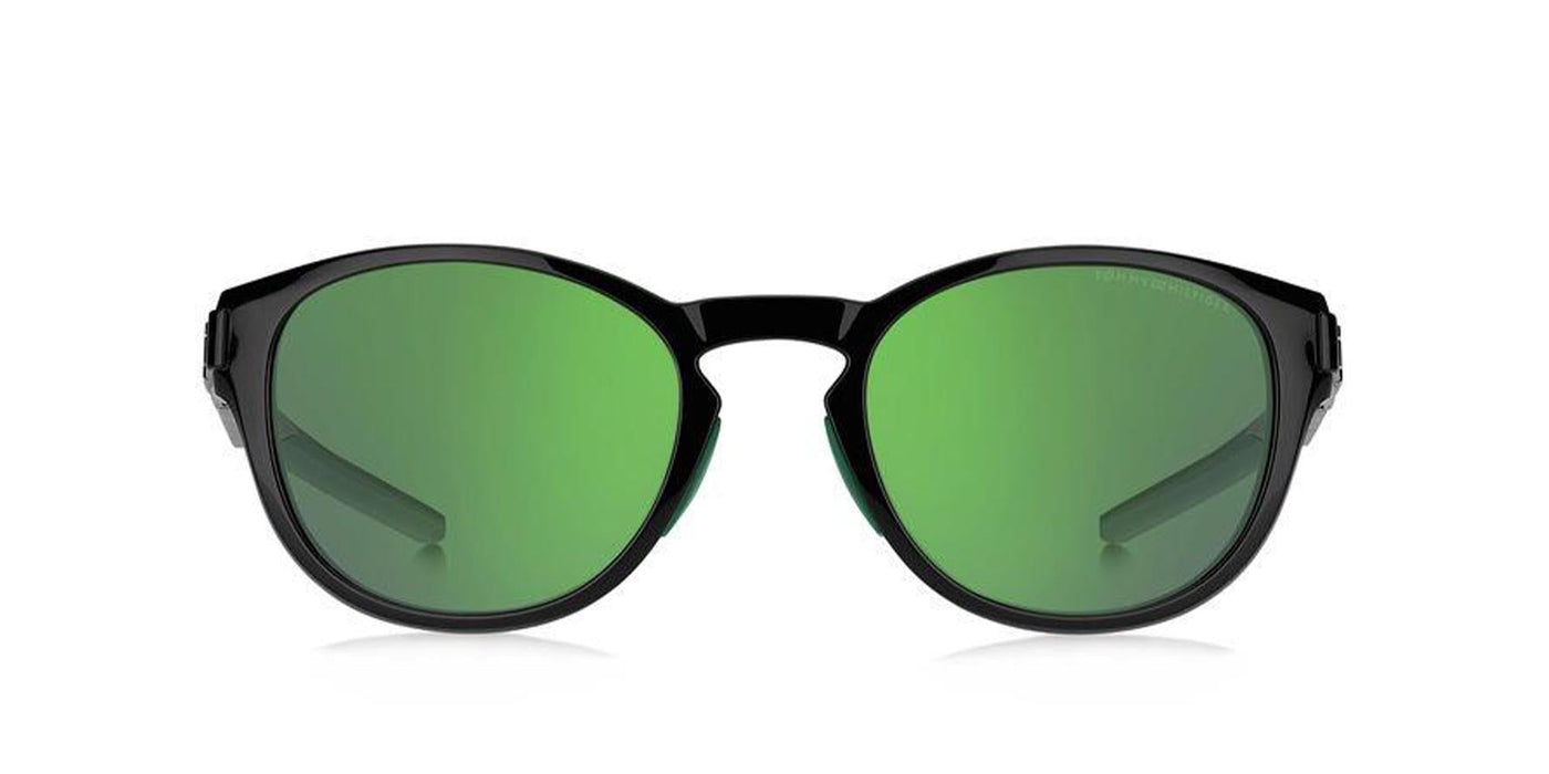 Tommy Hilfiger TH1912/S Black/Green Mirror #colour_black-green-mirror