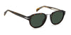 David Beckham DB1077S Havana-Silver/Green #colour_havana-silver-green