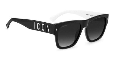 DSQUARED2 Icon 0004/S Matte Black/Grey #colour_matte-black-grey