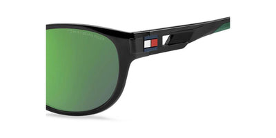 Tommy Hilfiger TH1912/S Black/Green Mirror #colour_black-green-mirror