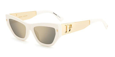 DSQUARED2 D2 0033/S Ivory/Gold Mirror #colour_ivory-gold-mirror