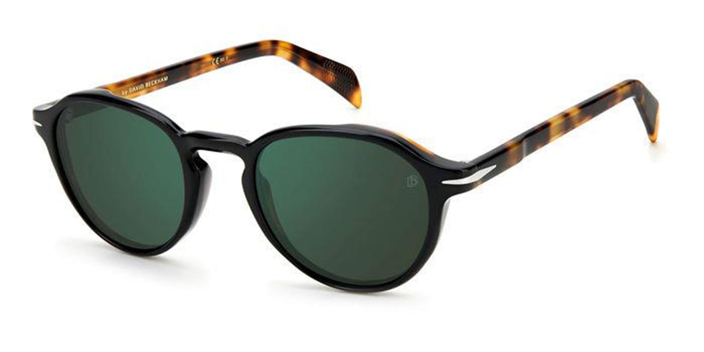 David Beckham DB7078/S Black-Havana/Green #colour_black-havana-green