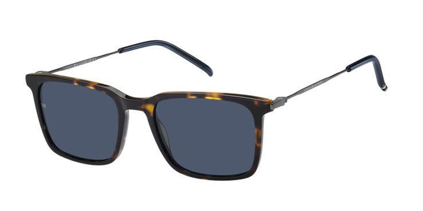 Tommy Hilfiger TH1874/S Havana/Blue #colour_havana-blue