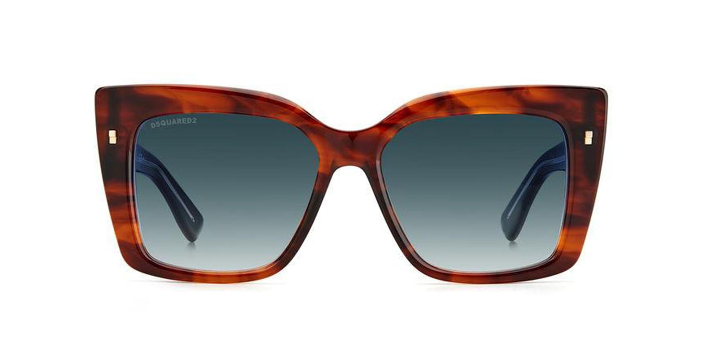 DSQUARED2 D2 0017/S Brown Horn/Blue Gradient #colour_brown-horn-blue-gradient