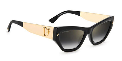 DSQUARED2 D2 0033/S Black-Gold/Grey Gradient #colour_black-gold-grey-gradient