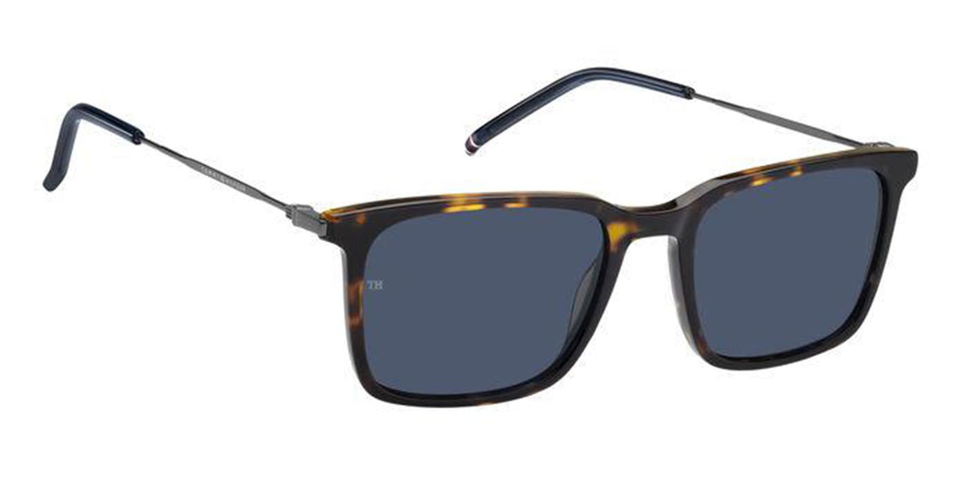 Tommy Hilfiger TH1874/S Havana/Blue #colour_havana-blue