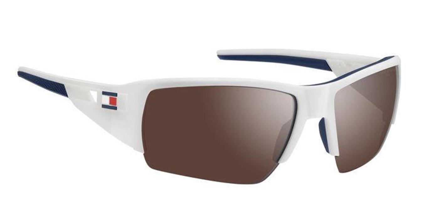 Tommy Hilfiger TH1910/S Matte White/Brown Mirror #colour_matte-white-brown-mirror