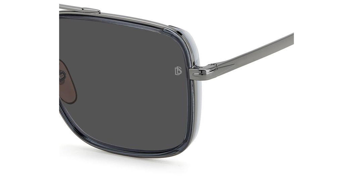 David Beckham DB7083/G/S Asian Fit Grey-Ruthenium/Grey #colour_grey-ruthenium-grey