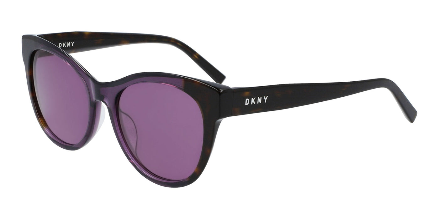 DKNY DK533S Dark Tortoise/Purple #colour_dark-tortoise-purple