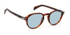 David Beckham DB7078/S Brown Horn/Blue #colour_brown-horn-blue