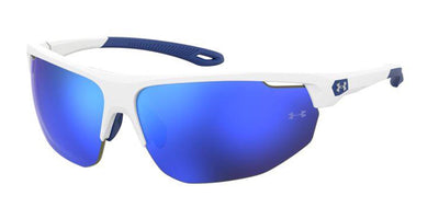 Under Armour UA0002/G/S Asian Fit Matte White/Blue Mirror #colour_matte-white-blue-mirror