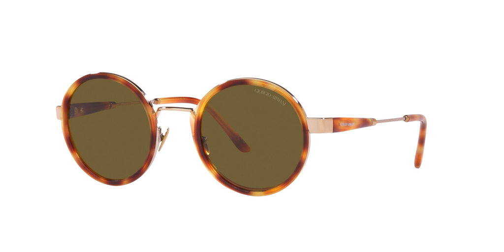 Giorgio Armani AR6133 Rose Gold-Tortoise/Brown #colour_rose-gold-tortoise-brown