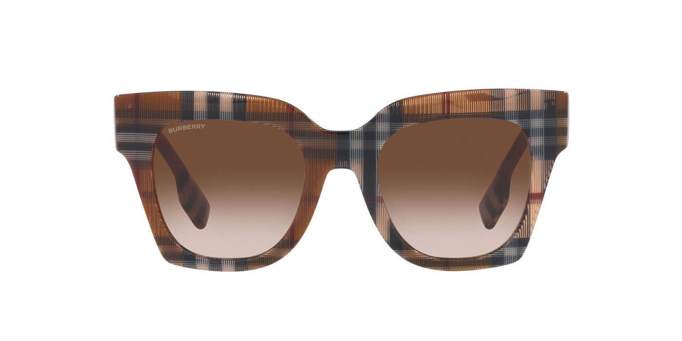 Burberry Kitty BE4364 Check Brown/Brown Gradient #colour_check-brown-brown-gradient