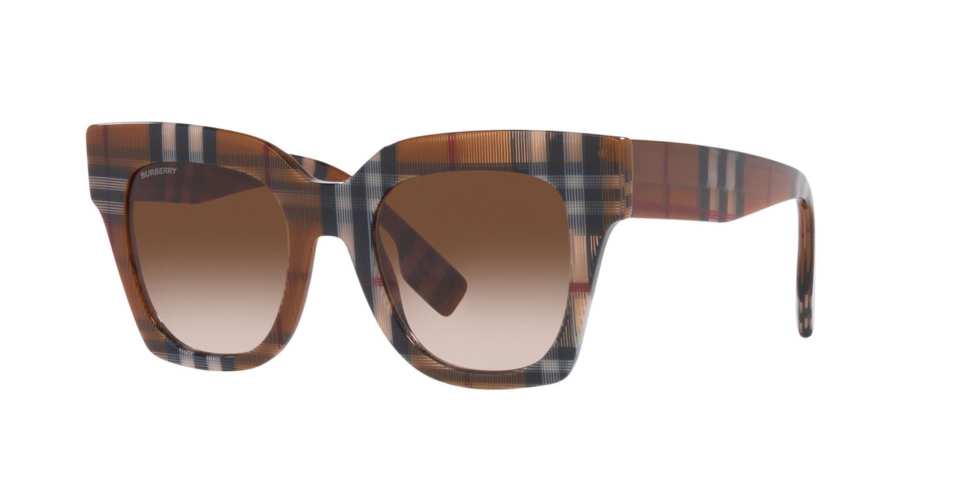 Burberry Kitty BE4364 Check Brown/Brown Gradient #colour_check-brown-brown-gradient