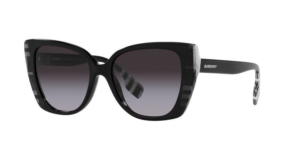 Burberry Meryl BE4393 Black/White Black/Grey Gradient #colour_black-white-black-grey-gradient