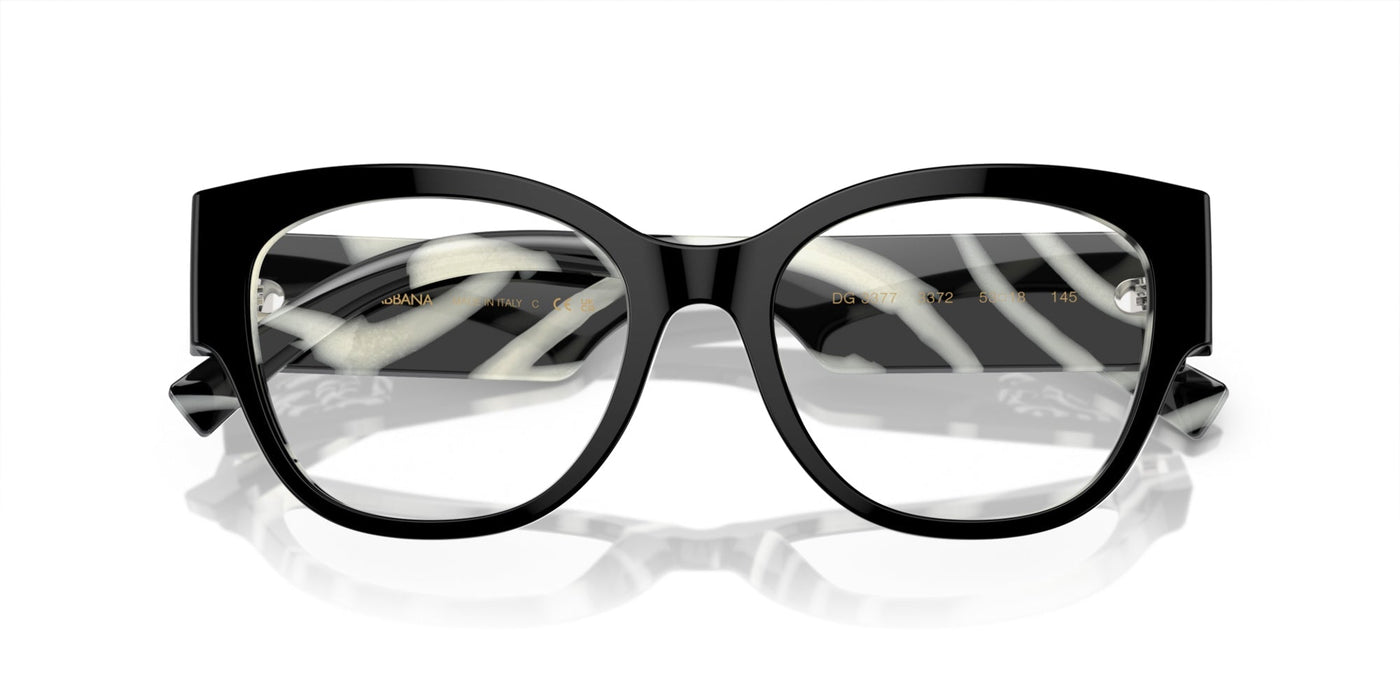 Dolce&Gabbana DG3377 Black On Zebra #colour_black-on-zebra