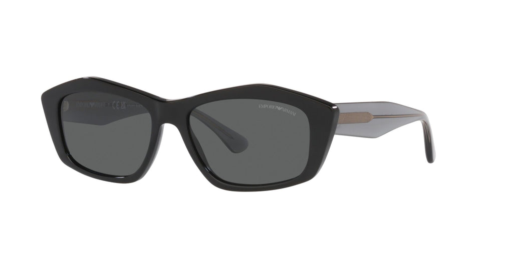 Emporio Armani EA4187 Shiny Black/Dark Grey #colour_shiny-black-dark-grey