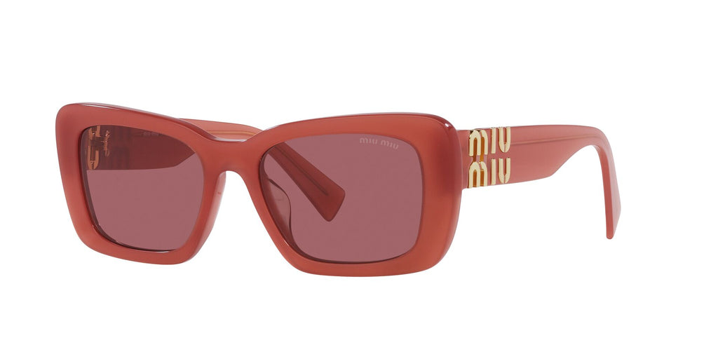 Miu Miu SMU07Y Cognac Opal/Dark Violet #colour_cognac-opal-dark-violet
