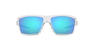 Oakley Cables OO9129 Polished Clear/Prizm Sapphire Polarised #colour_polished-clear-prizm-sapphire-polarised