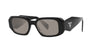 Prada SPR17W Black/Grey Internal Silver Mirror #colour_black-grey-internal-silver-mirror