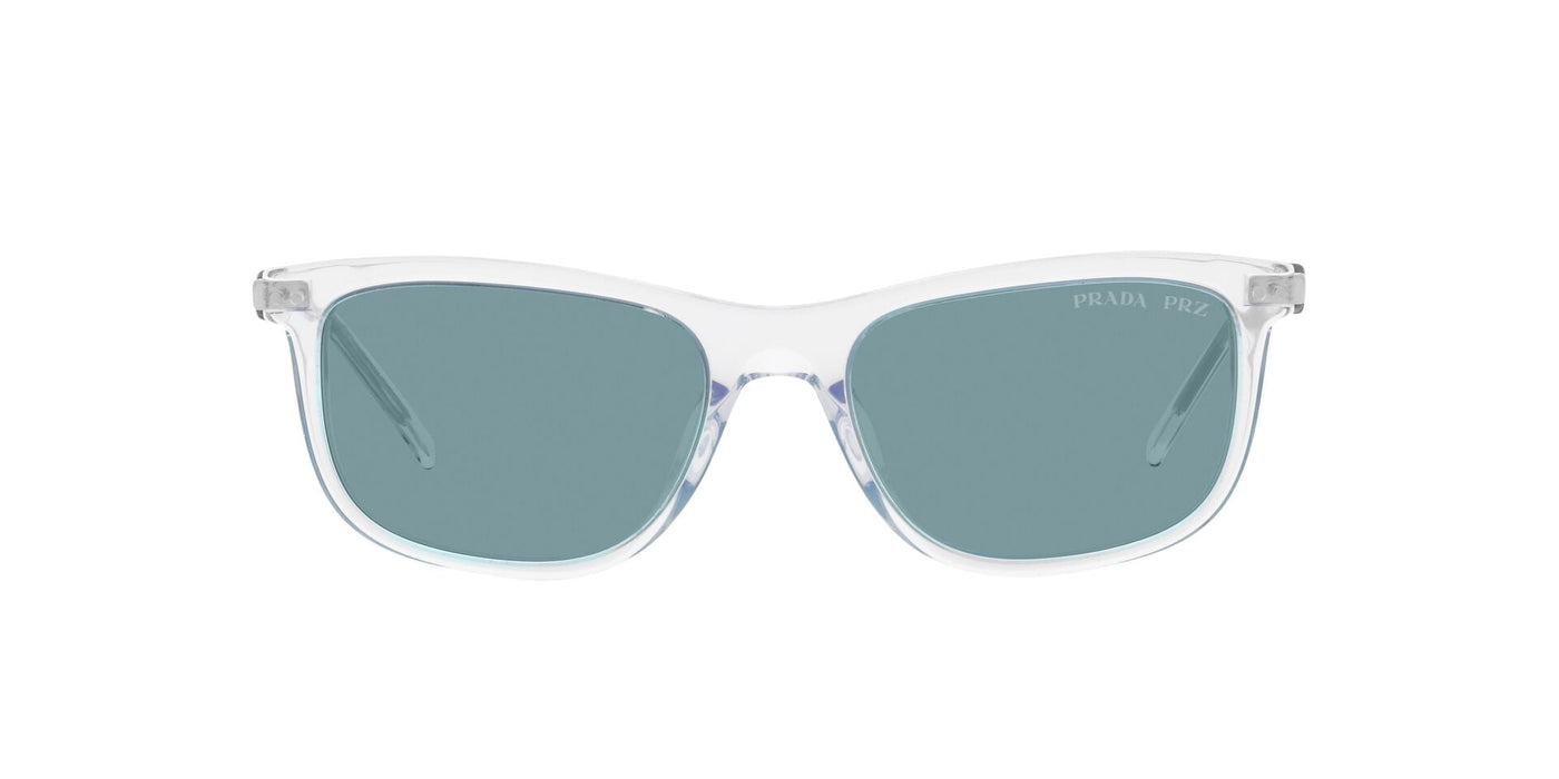 Prada SPR18Y Transparent/Polarised Green #colour_transparent-polarised-green