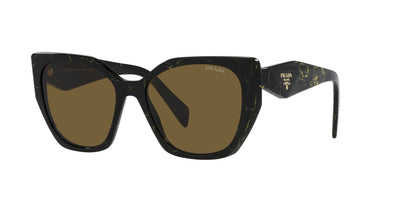 Prada SPR19Z Black-Yellow Marble/Dark Brown #colour_black-yellow-marble-dark-brown