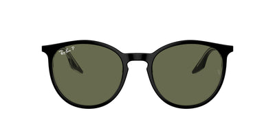 Ray-Ban RB2204 Black On Transparent/Green Polarised #colour_black-on-transparent-green-polarised