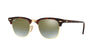 Ray-Ban Clubmaster RB3016 Dark Tortoise/Green Mirror #colour_dark-tortoise-green-mirror