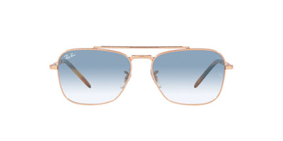 Ray-Ban New Caravan RB3636 Rose Gold/Clear Gradient Blue #colour_rose-gold-clear-gradient-blue
