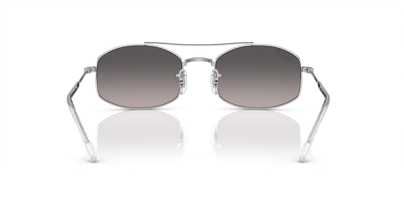 Ray-Ban RB3719 Silver/Light Grey Polarised #colour_silver-light-grey-polarised