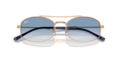 Ray-Ban RB3719 Rose Gold/Light Blue #colour_rose-gold-light-blue