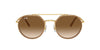 Ray-Ban RB3765 Gold/Light Brown #colour_gold-light-brown