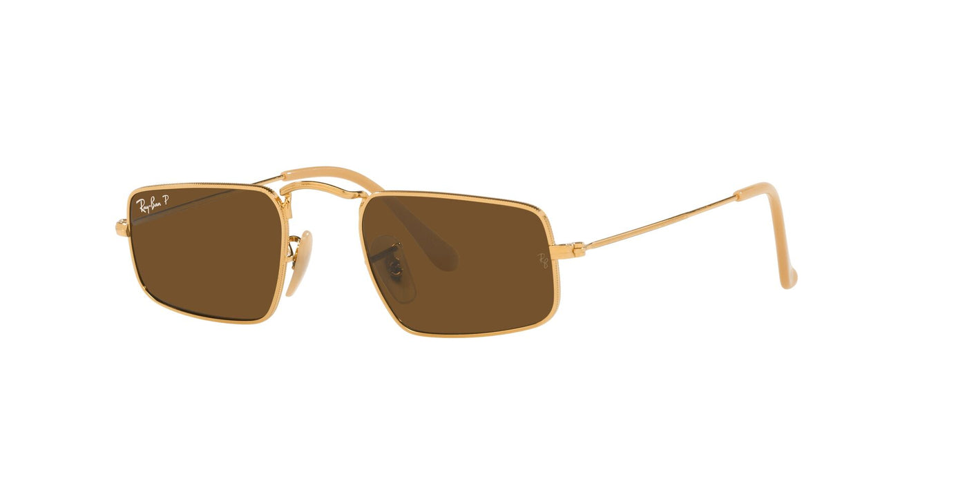 Ray-Ban Julie RB3957 Legend Gold/Polarised Brown #colour_legend-gold-polarised-brown