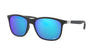 Ray-Ban Chromance RB4330CH Matte Black/Green Mirror Blue #colour_matte-black-green-mirror-blue